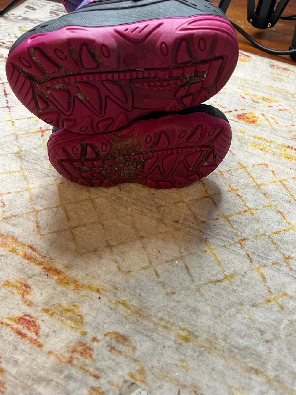 Kamik Girls Purple and Pink Insulated Snow Boots